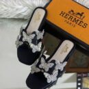 Hermes Slippers Black