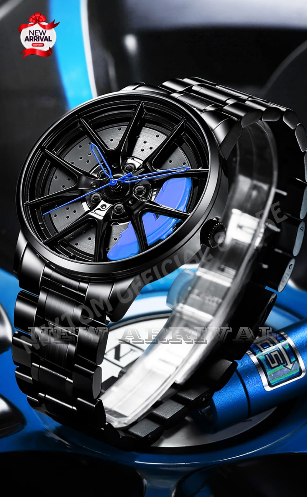 CAR WHEEL WATCH FOR MENS